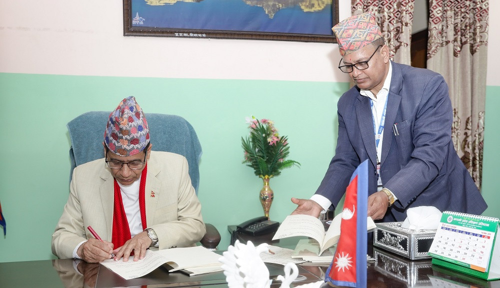 गण्डकी प्रदेश प्रमुखद्वारा दुई विधेयक प्रमाणीकरण