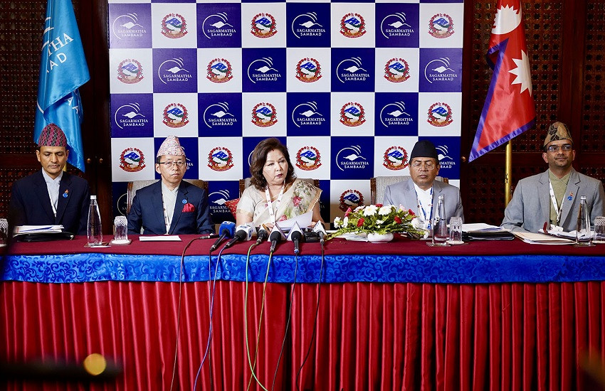 २५ बुँदे ‘सगरमाथा कल फर एक्सन’ घोषणापत्र जारी गर्दै सम्पन्न भयो सगरमाथा संवाद