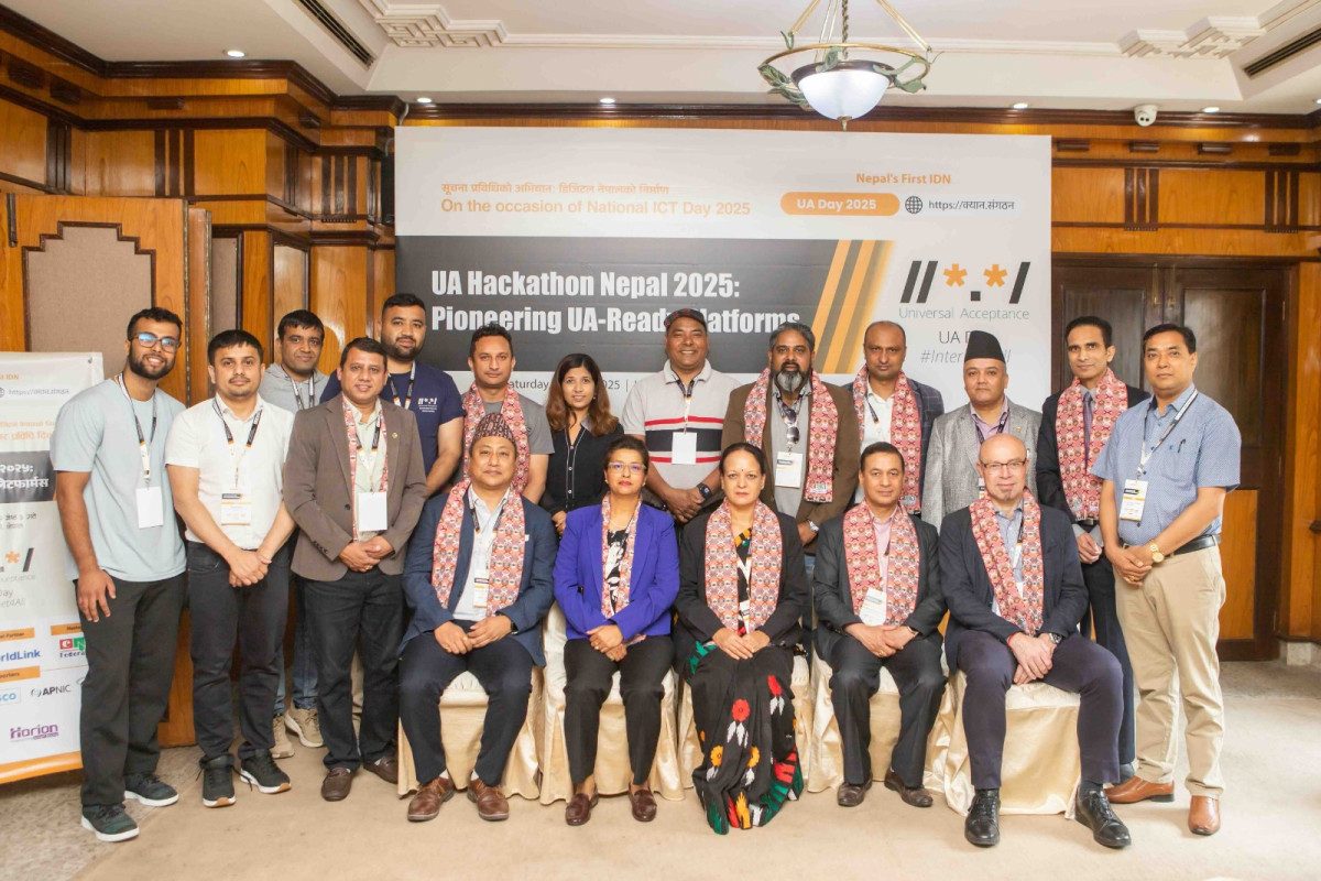 नेपाली भाषाको डोमेनयुक्त वेबसाइट सार्वजनिक गर्दै  ‘UA Hackathon Nepal 2025’ सम्पन्न
