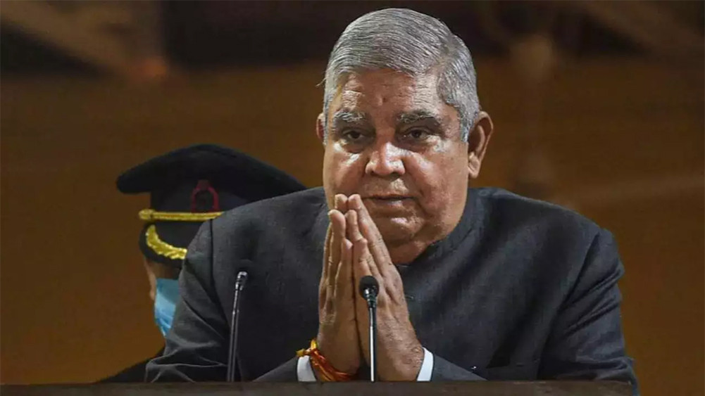 भारतका उपराष्ट्रपति जगदीप धनखडको राजीनामा