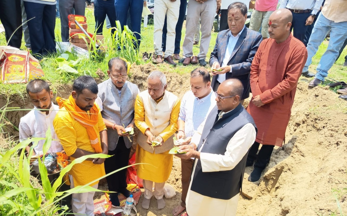 मिथिला हस्पिटालिटी अन्तर्गत जनकपुरमा पहिलो पाँच तारे होटल निर्माण गर्दै रामेश्वर शाह