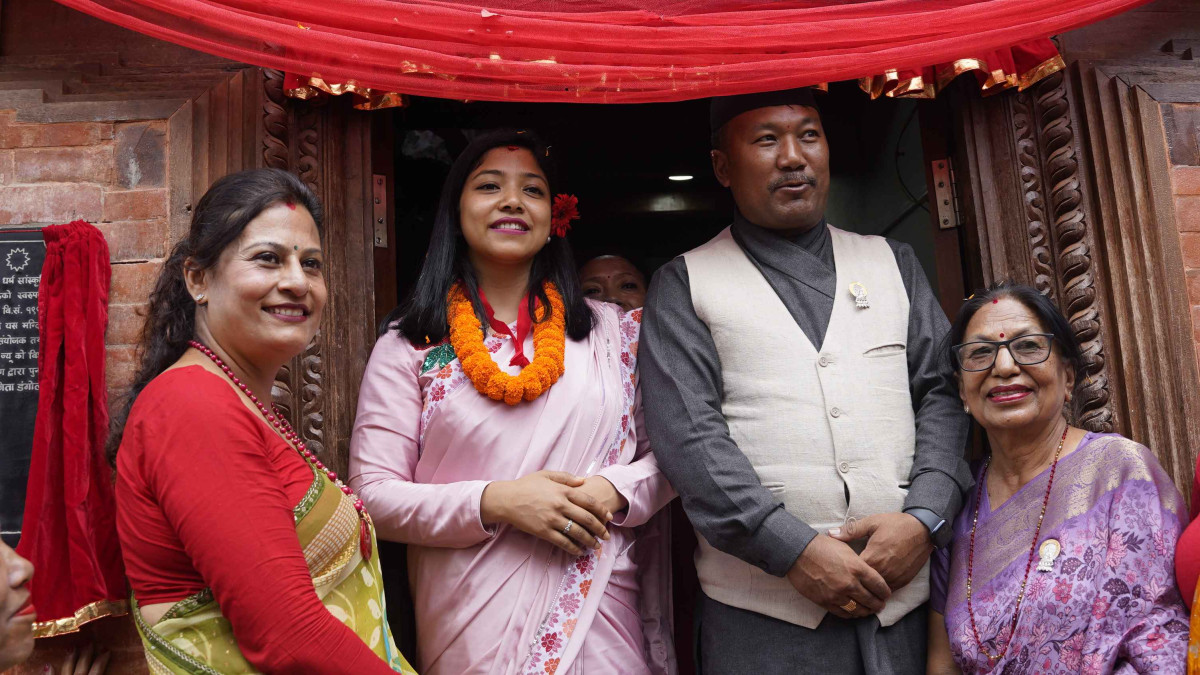 नासः द्य छेँ मन्दिर पुन:निर्माण सम्पन्न, कार्यवाहक प्रमुख डंगोलद्वारा उद्घाटन